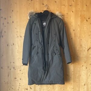 Canada Goose Black and Gray Parka